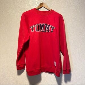Tommy Hilfiger Red Crewneck Sweater